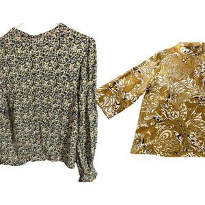 ✨ H&M  Bundle Floral & Print Blouses | Sizes L /12